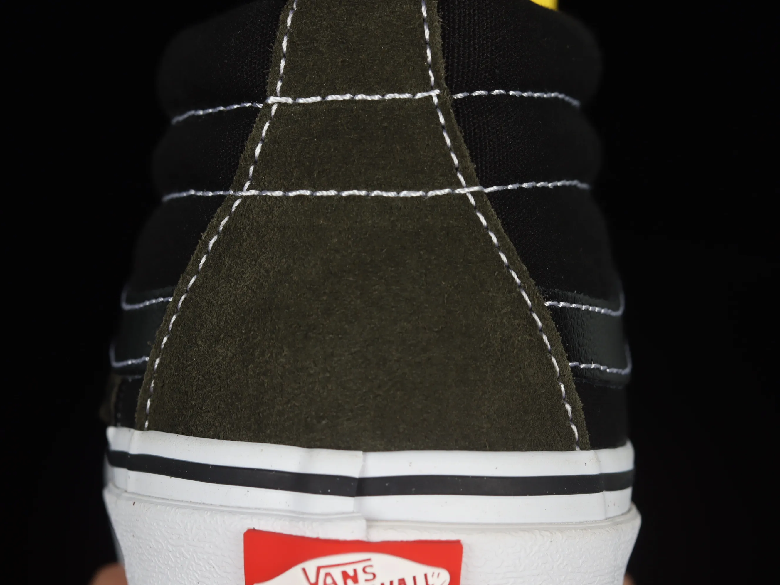 All categories Vans Vans series Vans Mid Vans Skate Grosso Mid Pro midnight green retro military color matching professional street casual skateboard shoes VN0A5FCG9BO